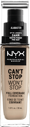 Foundation Can't Stop Won't Stop 24-Hour Alabaster 02 NYX PROFESSIONAL MAKEUP