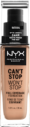 Foundation Can't Stop Won't Stop 24-Hour Natural 07 NYX PROFESSIONAL MAKEUP