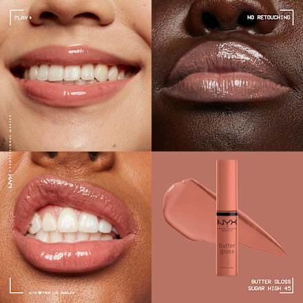Lipgloss Butter 45 Sugar High  NYX PROFESSIONAL MAKEUP