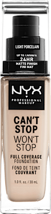 Foundation Can't Stop Won't Stop  1.3 Light Porcelain NYX PROFESSIONAL MAKEUP