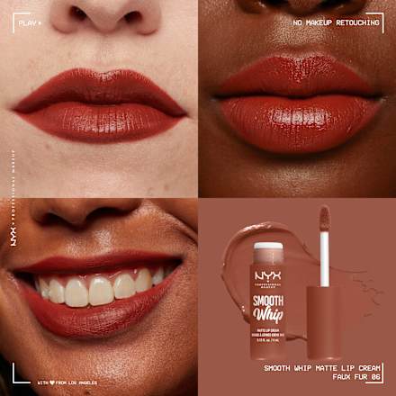 Lippenstift Smooth Whip Matte 06 Faux Fur  NYX PROFESSIONAL MAKEUP