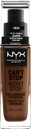 Foundation Can't Stop Won't Stop 24-Hour Cocoa 21 NYX PROFESSIONAL MAKEUP