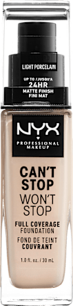 Foundation Can't Stop Won't Stop 24-Hour Light Porcelain 1.3 NYX PROFESSIONAL MAKEUP