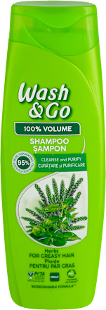 Šampon za masnu kosu sa biljnim ekstraktima  Wash&Go