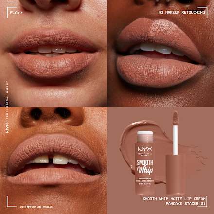 Lippenstift Smooth Whip Matte 01 Pancake Stacks  NYX PROFESSIONAL MAKEUP
