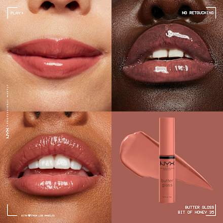 Lipgloss Butter 35 Bit Of Honey  NYX PROFESSIONAL MAKEUP