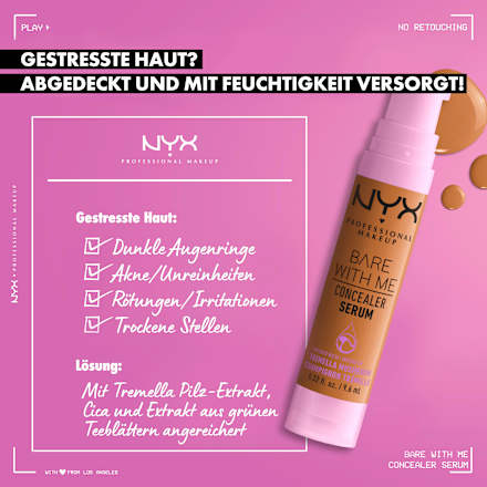 Concealer Serum Bare With Me Camel 10 NYX PROFESSIONAL MAKEUP