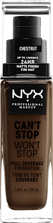 Foundation Can't Stop Won't Stop 24-Hour Chestnut 23 NYX PROFESSIONAL MAKEUP