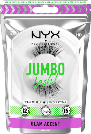 Künstliche Wimpern Jumbo Lash 06 Glam Accent (1 Paar) NYX PROFESSIONAL MAKEUP