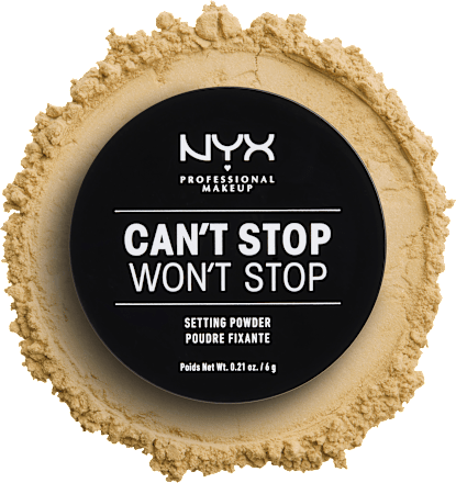 Loses Puder Can't Stop Won't Stop Setting Banana 06 NYX PROFESSIONAL MAKEUP