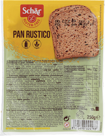 Pan Rustico hleb bez glutena Schär