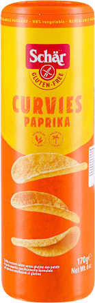CURVIES PAPRIKA čips bez glutena Schär