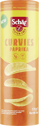 CURVIES PAPRIKA čips bez glutena Schär