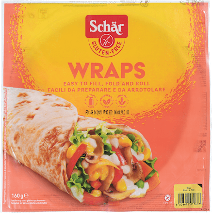 Brezglutenske tortilje Wraps Schär
