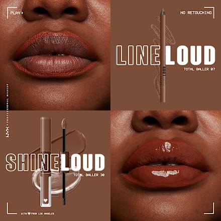 Lippenstift Shine Loud Pro Pigment 30 Total Baller  NYX PROFESSIONAL MAKEUP