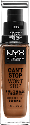 Foundation Can't Stop Won't Stop 24-Hour Honey 15.8 NYX PROFESSIONAL MAKEUP