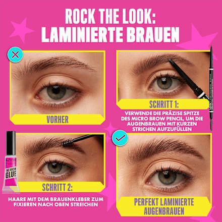 Augenbrauenstift Micro Duo 07.5 Grey NYX PROFESSIONAL MAKEUP