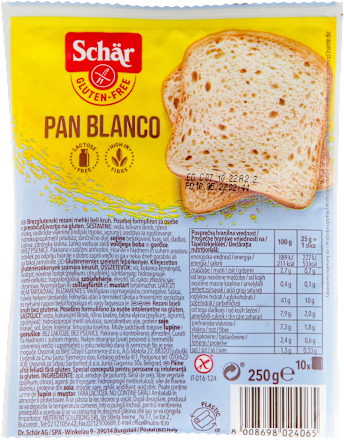 Brezglutenski beli kruh Pan Blanco   Schär