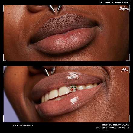 Lipgloss This Is Milky Gloss 18 Salted Caramel Shake  NYX PROFESSIONAL MAKEUP