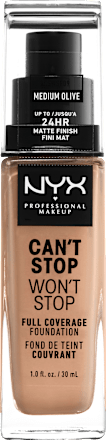 Foundation Can't Stop Won't Stop 24-Hour Medium 09 Olive NYX PROFESSIONAL MAKEUP