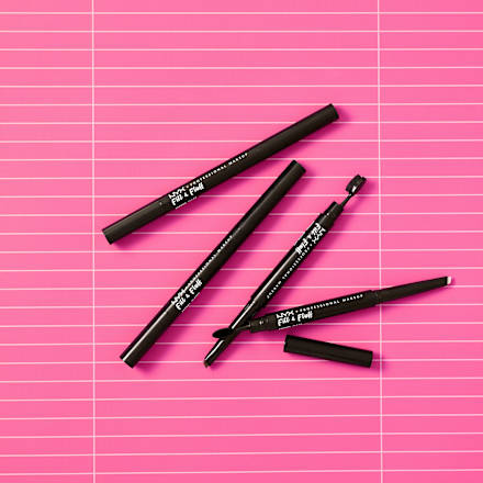 Augenbrauenstift Fill & Fluff Augenbrauenpomade 08 Black NYX PROFESSIONAL MAKEUP