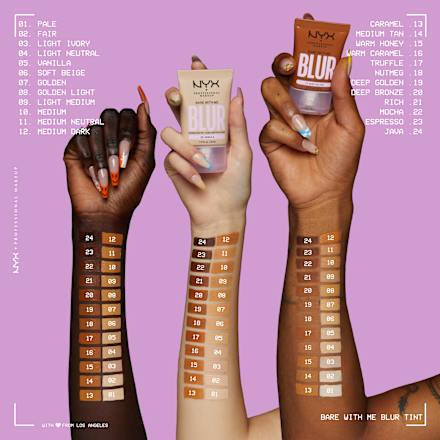 Foundation Bare With Me Blur Tint 24 Java NYX PROFESSIONAL MAKEUP
