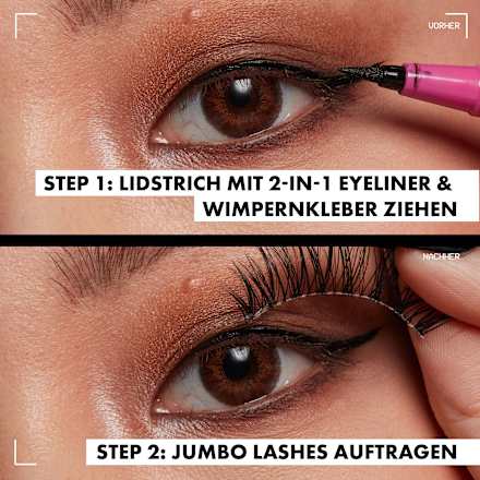 Künstliche Wimpern Jumbo Lash 05 Ego Flare (1 Paar) NYX PROFESSIONAL MAKEUP
