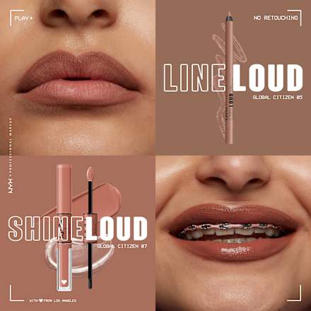Lippenstift Shine Loud Pro Pigment 07 Global Citizen  NYX PROFESSIONAL MAKEUP