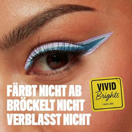 Liquid Eyeliner Matt Vivid Bright 01 Cyan Simp  NYX PROFESSIONAL MAKEUP