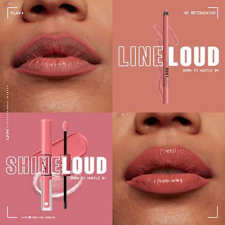 Lipliner Line Loud 04 Born To Hustle  NYX PROFESSIONAL MAKEUP