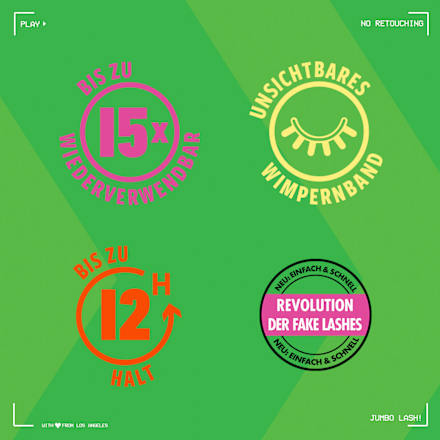 Künstliche Wimpern Jumbo Lash! Fringe Glam (1 Paar) NYX PROFESSIONAL MAKEUP