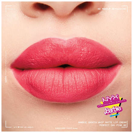 Lippenstift Barbie Smooth Whip 02 Perfect Day Pink  NYX PROFESSIONAL MAKEUP