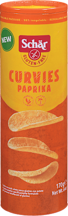 Brezglutenski čips Curvies Paprika  Schär