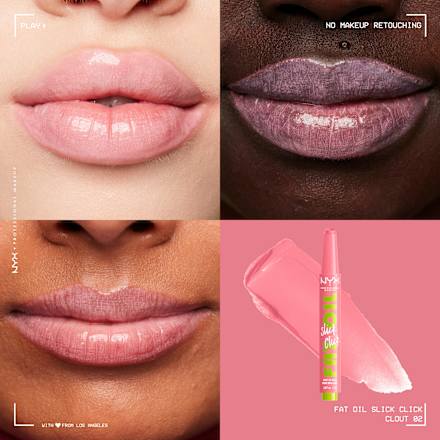 Lippenstift Fat Oil Slick Click 02 Clout NYX PROFESSIONAL MAKEUP