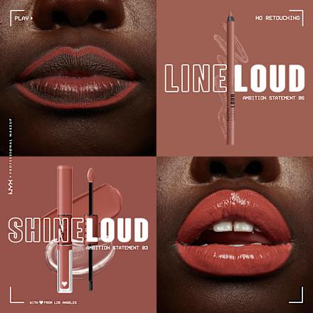 Lipliner Line Loud 06 Ambition Statement  NYX PROFESSIONAL MAKEUP