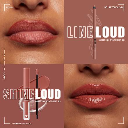 Szájkontúrceruza, Line Loud - Nr. 06 Ambition Statement NYX PROFESSIONAL MAKEUP