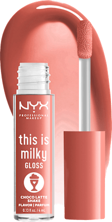 Lipgloss This Is Milky Gloss 19 Choco Latte Shake  NYX PROFESSIONAL MAKEUP