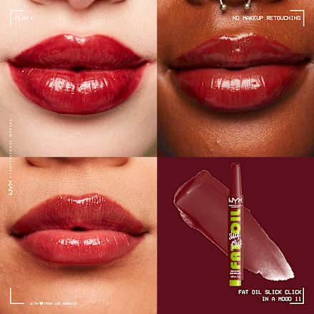 Lippenstift Fat Oil Slick Click 11 In a Mood NYX PROFESSIONAL MAKEUP
