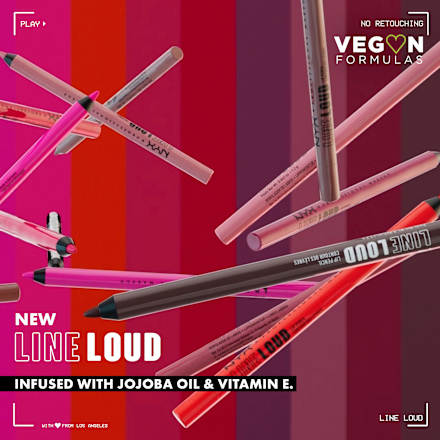 Lipliner Line Loud  Deep Fuschia  NYX PROFESSIONAL MAKEUP