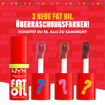 Lipgloss Set Home Alone Fat Oil Lip Drip Trio 01, 3tlg NYX PROFESSIONAL MAKEUP