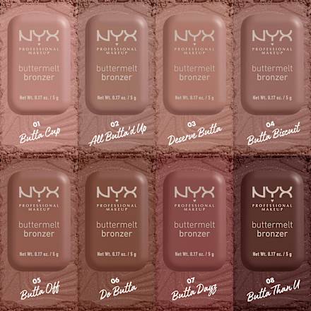 Bronzer Buttermelt Bronze 08 Butta Than U NYX PROFESSIONAL MAKEUP