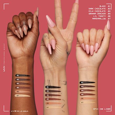 Eyeliner Epic Ink Liner 04 Milk Chocolate NYX PROFESSIONAL MAKEUP