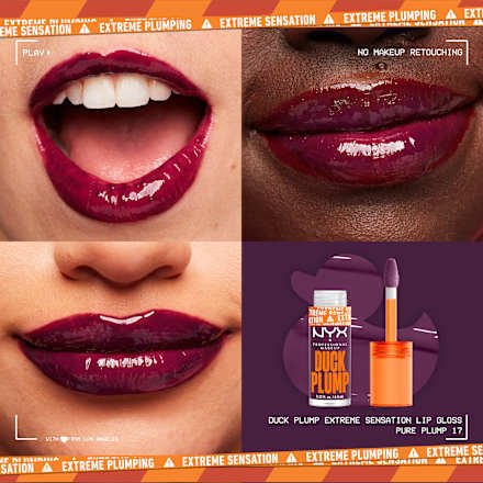 Lipgloss Duck Plump 17 Pure Plum-P NYX PROFESSIONAL MAKEUP