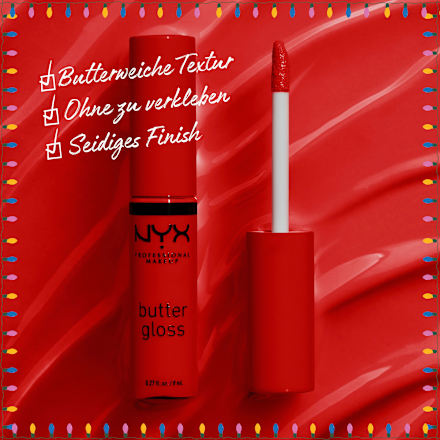 Lipgloss Set Home Alone 6tlg Butter Gloss Pizza Vault, Pink/Reds NYX PROFESSIONAL MAKEUP
