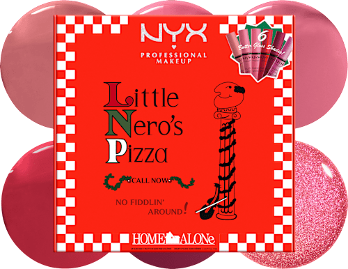 Lipgloss Set Home Alone 6tlg Butter Gloss Pizza Vault, Pink/Reds NYX PROFESSIONAL MAKEUP