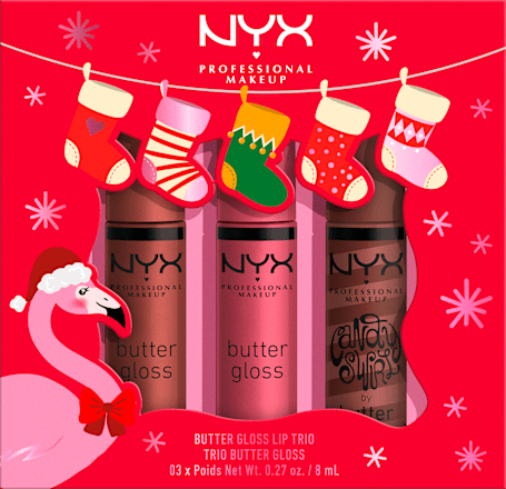 Geschenkset XMAS Holiday Butter Gloss Swirl Trio-Set NYX PROFESSIONAL MAKEUP