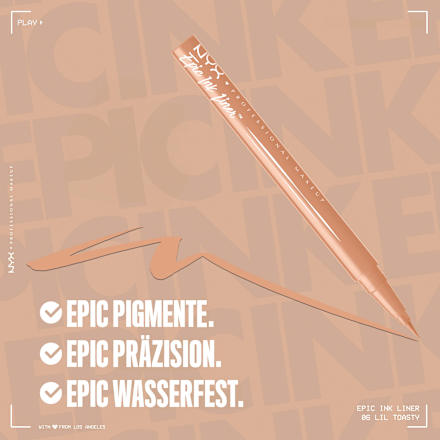 Eyeliner Epic Ink Liner 06 Lil Toasty NYX PROFESSIONAL MAKEUP