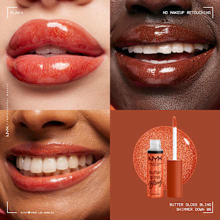 Lipgloss Butter Gloss Bling 06 Shimmer Down  NYX PROFESSIONAL MAKEUP