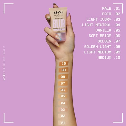 Фон дьо тен Bare With Me BLUR, Nr.05 VANILLA NYX PROFESSIONAL MAKEUP