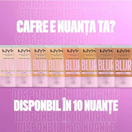 Фон дьо тен Bare With Me BLUR, Nr.05 VANILLA NYX PROFESSIONAL MAKEUP